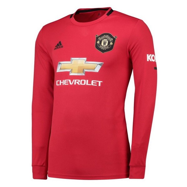 Camiseta Manchester United 1ª ML 2019-2020 Rojo